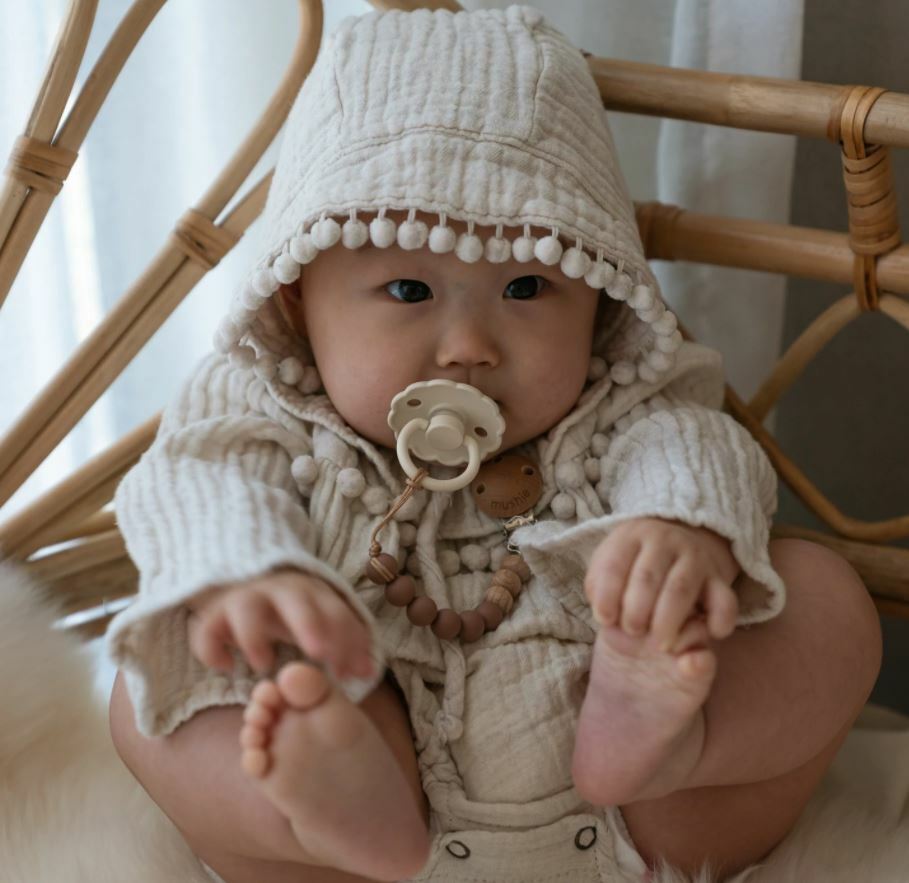 FRIGG Daisy Latex Baby Pacifier (1-Pack) - BLUSH