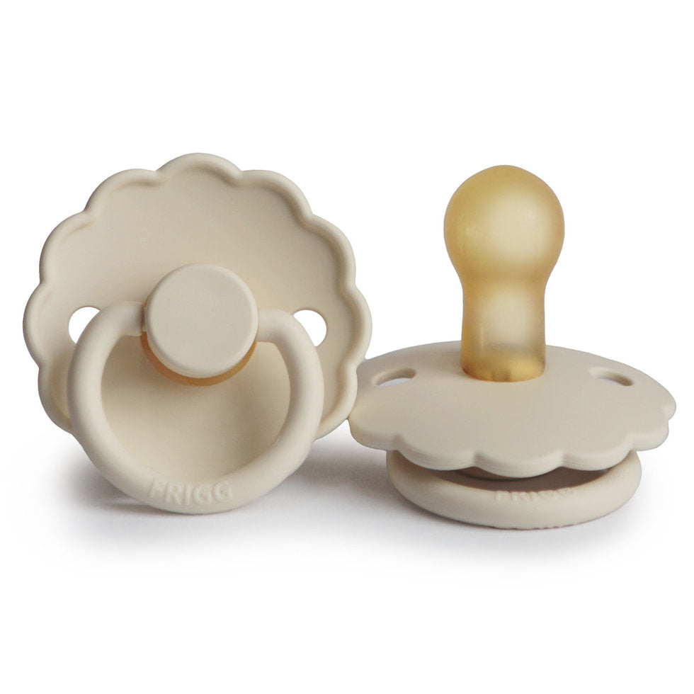 FRIGG Daisy Latex Baby Pacifier (1-Pack) - CREAM