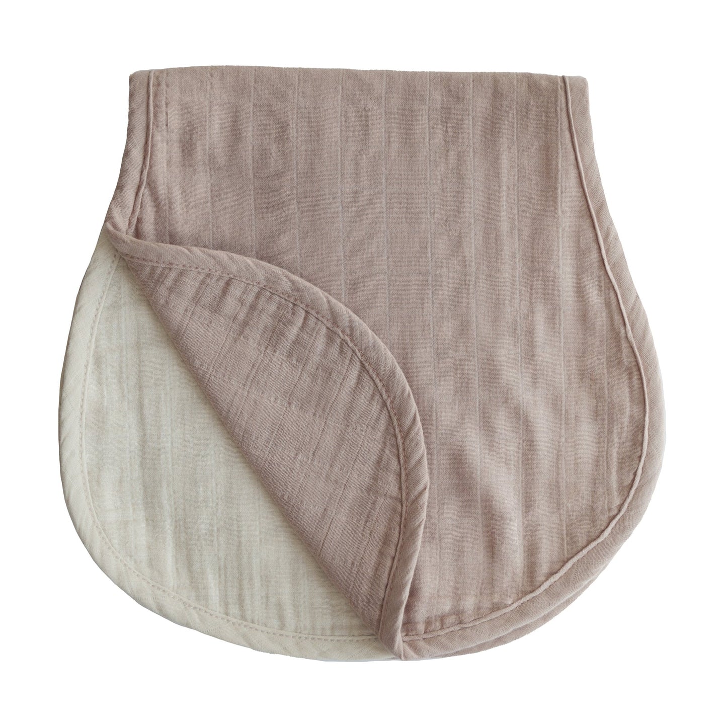 Organic Cotton Muslin Burp Cloth 2-Pack | Natural/Fog