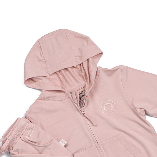 Cloud Dream Kids Zip-up Jacket - PINK