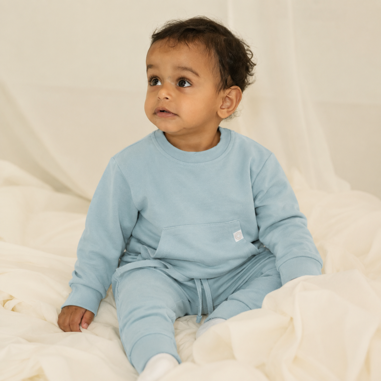 Cloud Dream Kids Sweater - BLUE