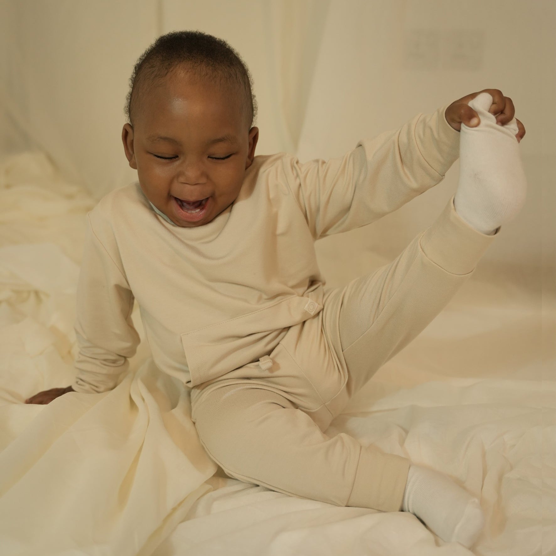 Cloud Dream Kids Jogger - BEIGE