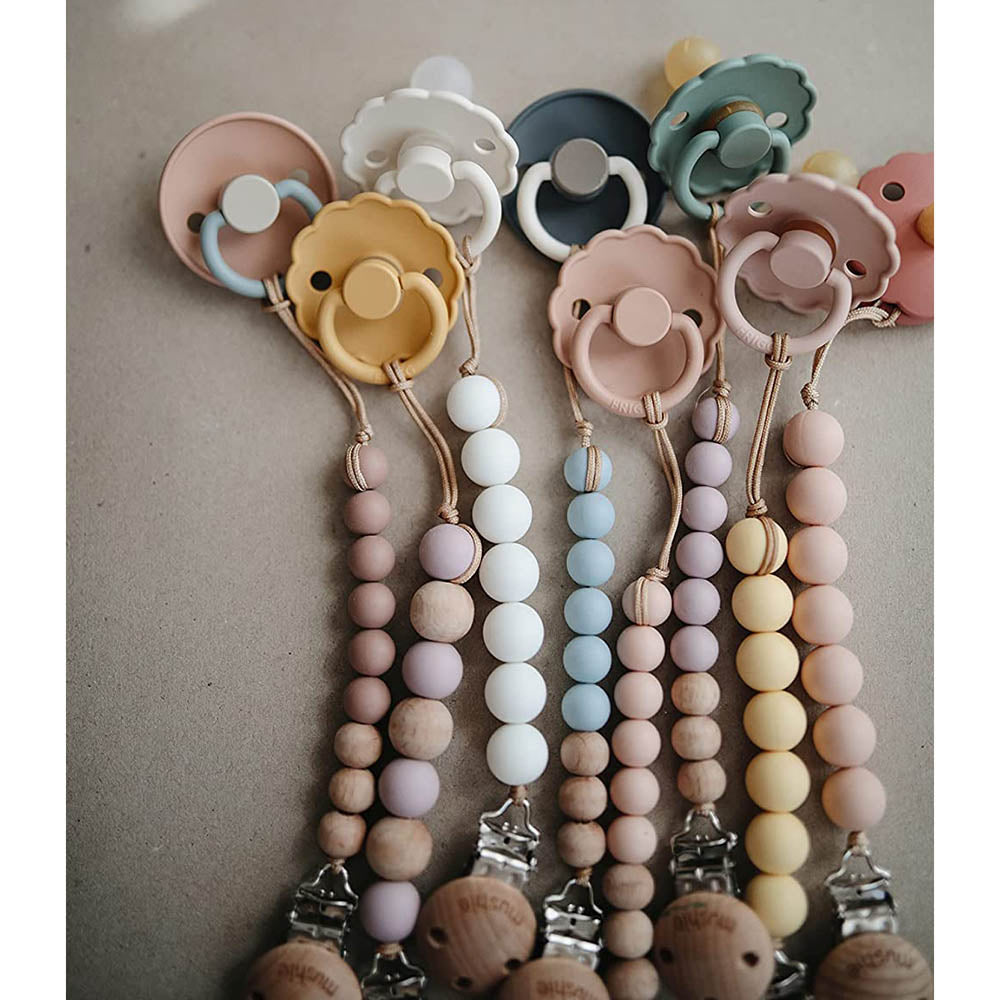 FRIGG Daisy Latex Baby Pacifier (1-Pack) - BLUSH