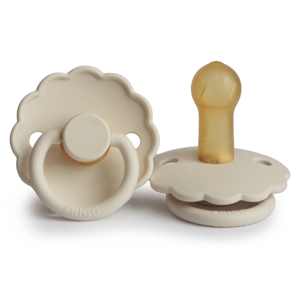 FRIGG Daisy Latex Baby Pacifier (1-Pack) - CREAM